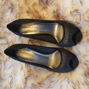Adrianna Papell Boutique Open Toe Dress Pumps